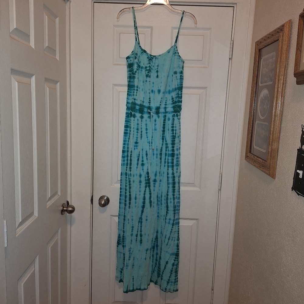 Juicy Couture velour terry tie dye Maxi dress size medium